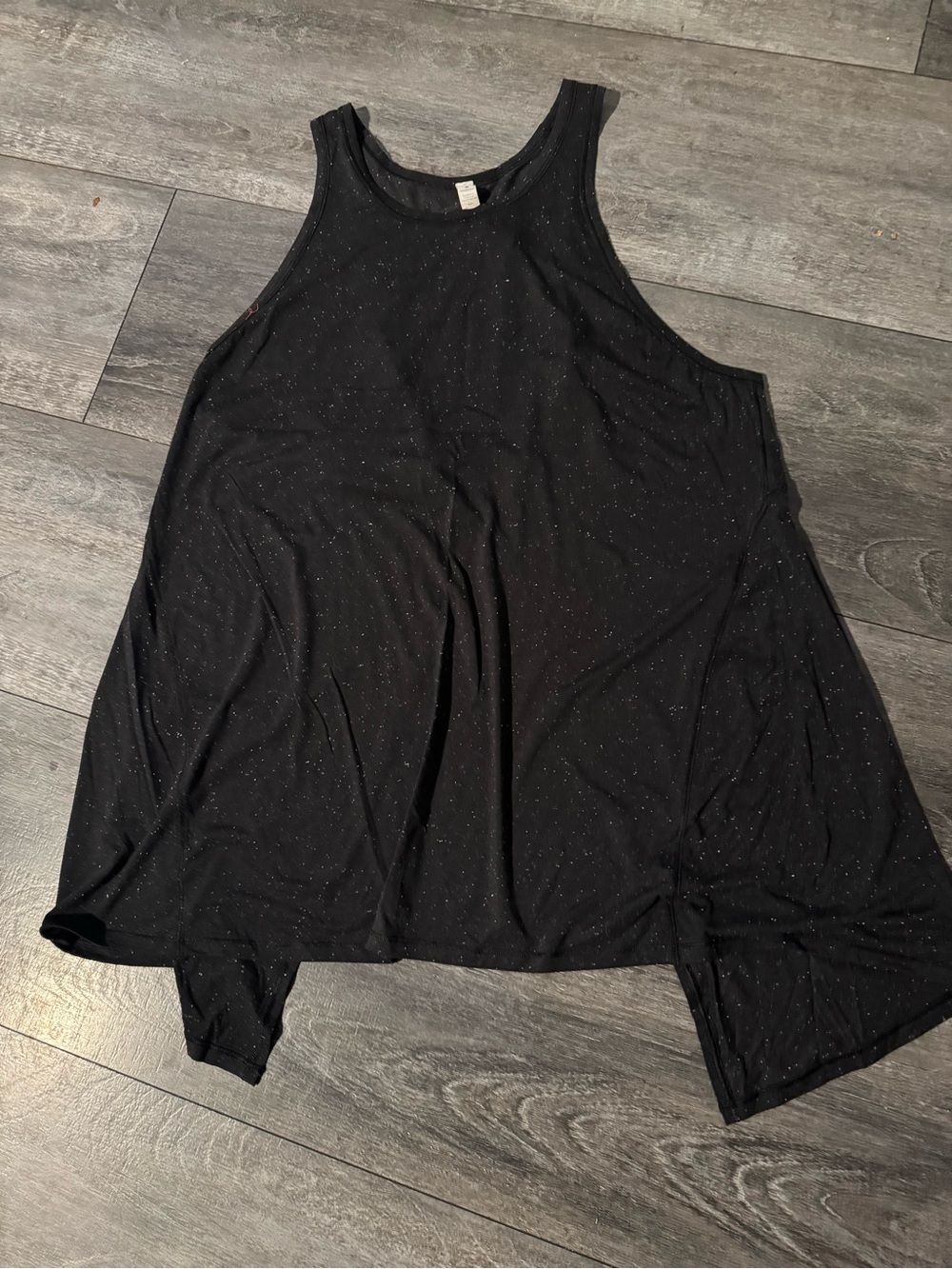 lululemon athletica Black Sparkle Flow Tank